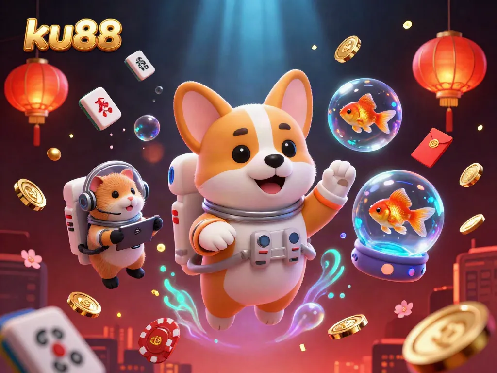 Experience the thrilling world of ku88 with vibrant games and exciting action in a unique casino scene.