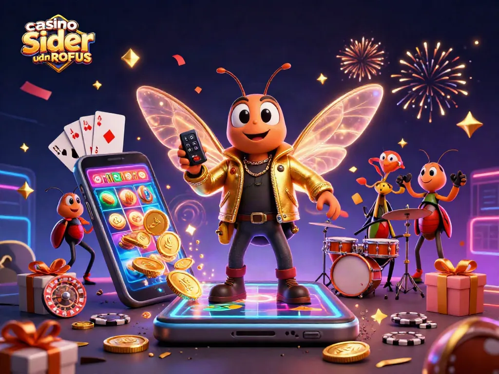 Engage with casino sider uden ROFUS through vibrant 3D illustrated rock stars and dynamic game elements.