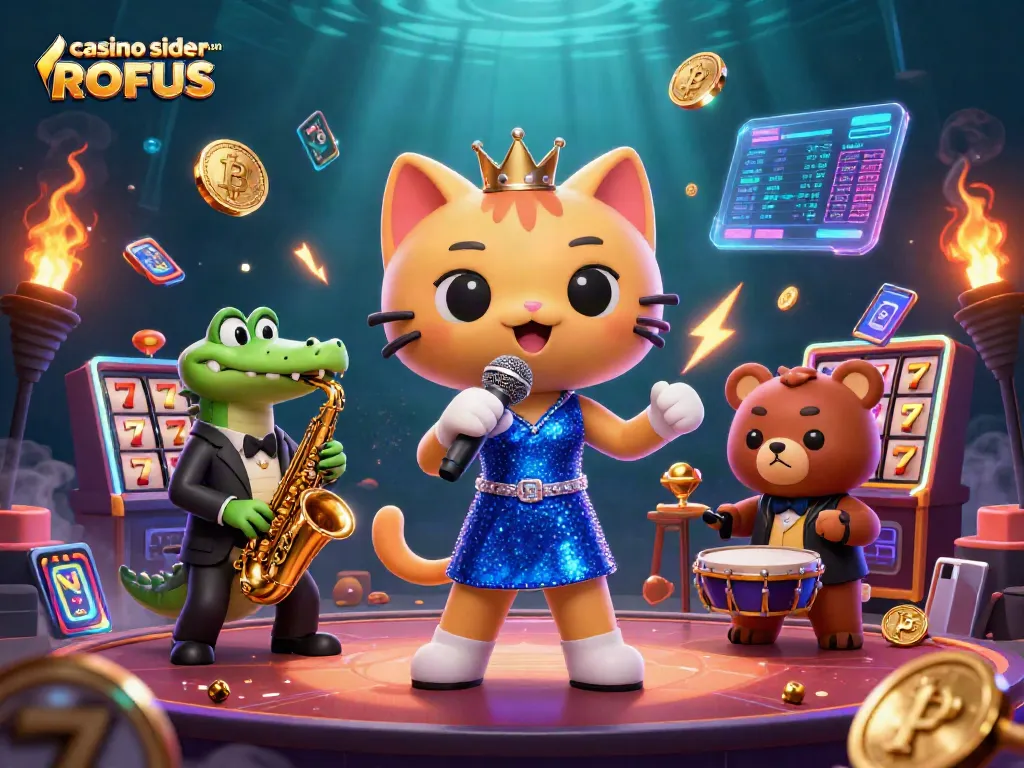Play thrilling games at casino sider uden ROFUS with vibrant characters and enticing elements.