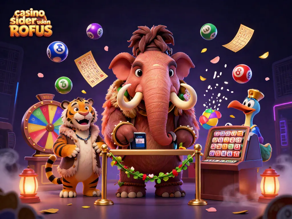 Engage with casino sider uden ROFUS through vibrant 3D rendering depicting a dynamic casino scene.